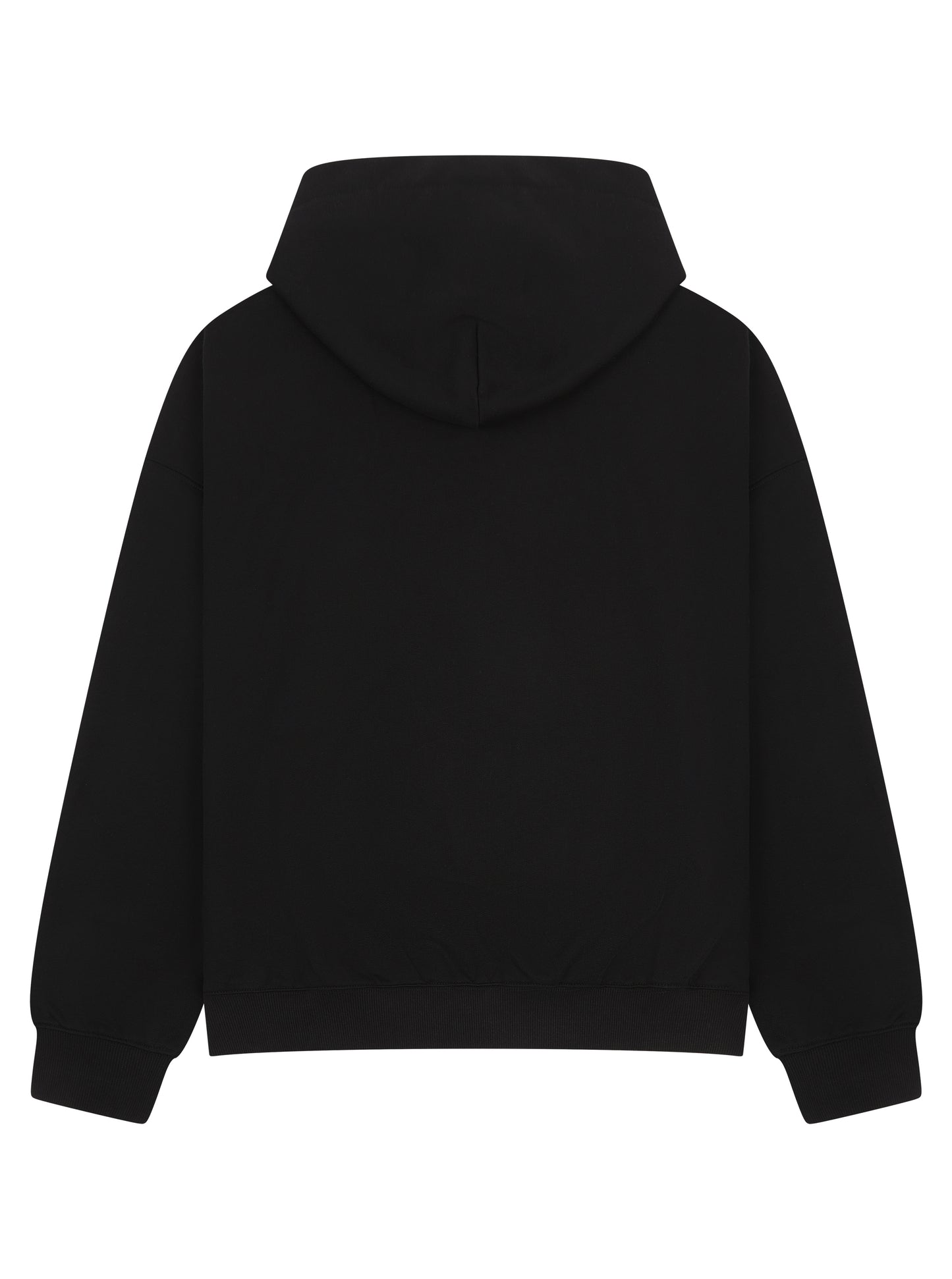 Black Zip Hoodie - Split Logo